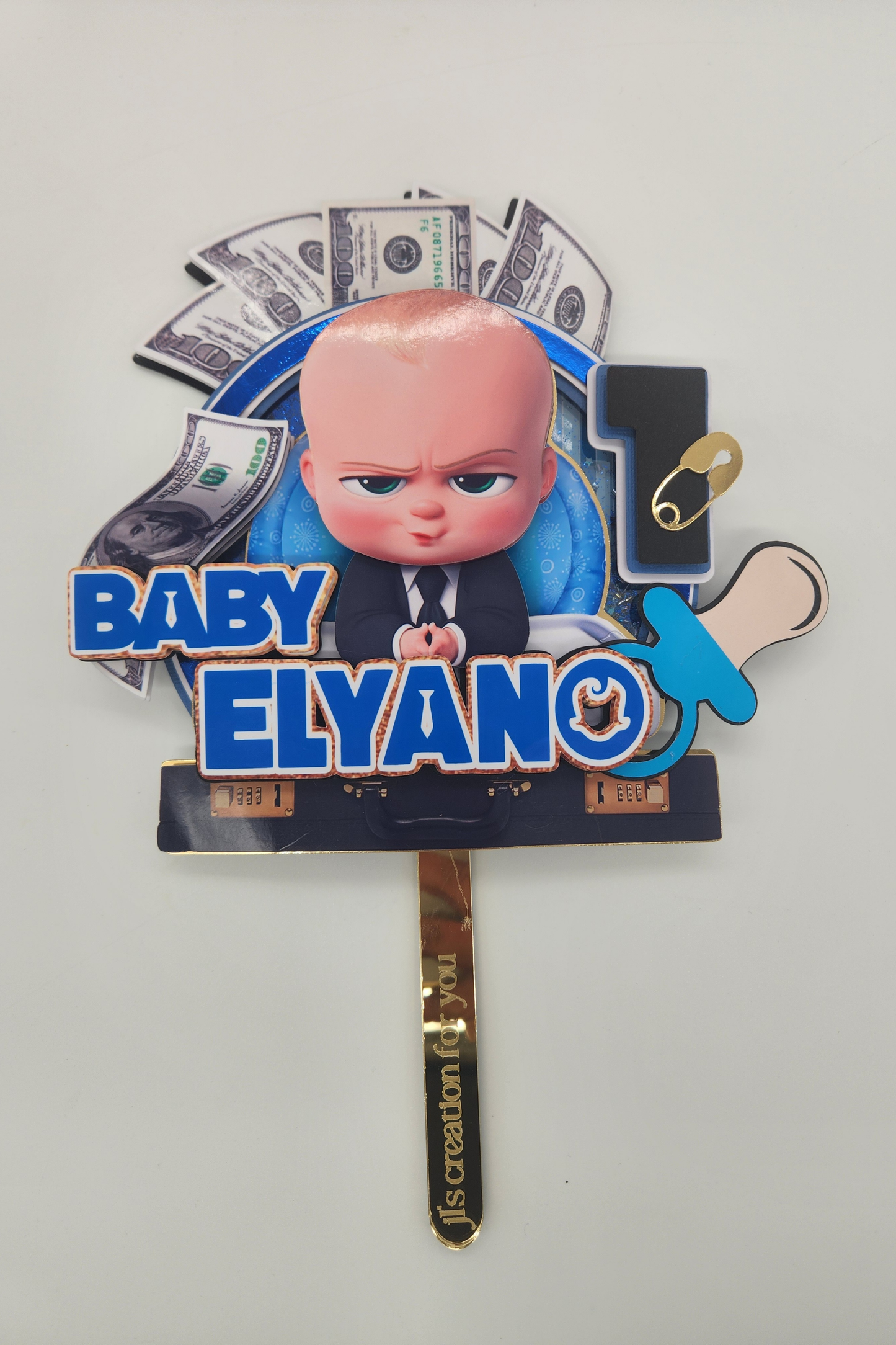 Cake Topper personnalisé Super 3D