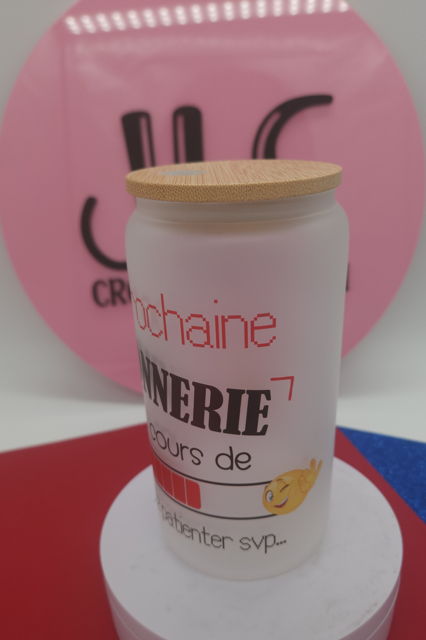 Verre Canette Personnalisé avec Couvercle