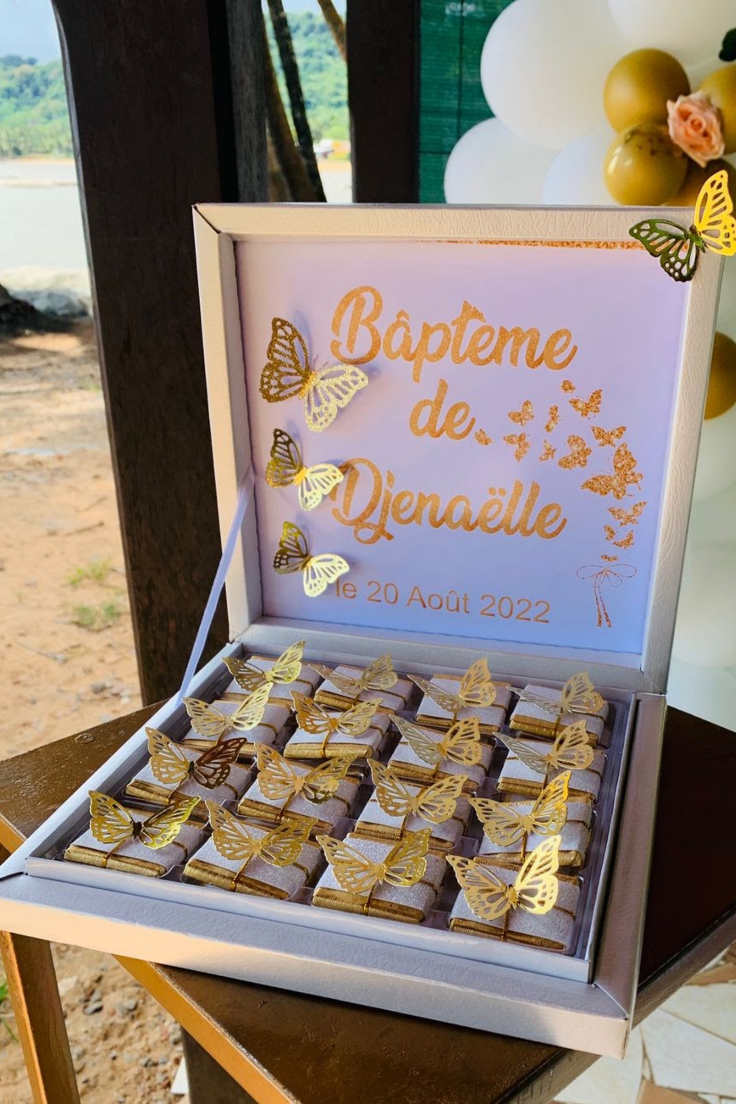 Coffret 16 Mini Chocolats Personnalisés