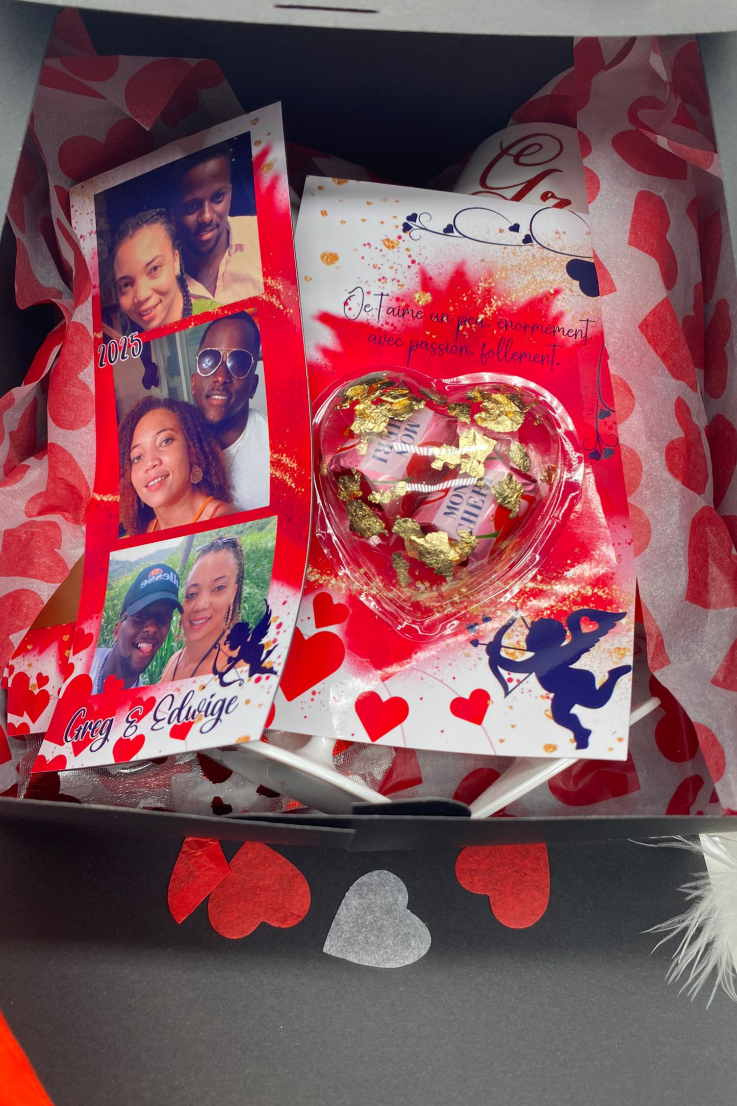 Box couple Romantique personalisée