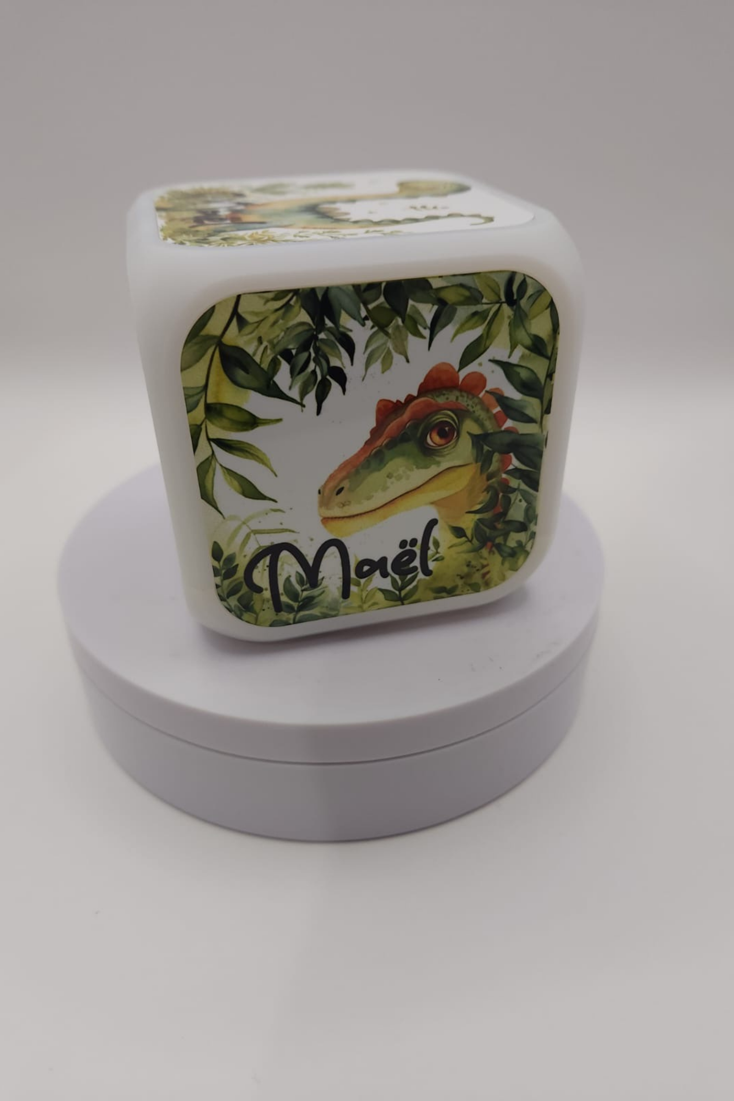 Réveil digital cube personnalisé