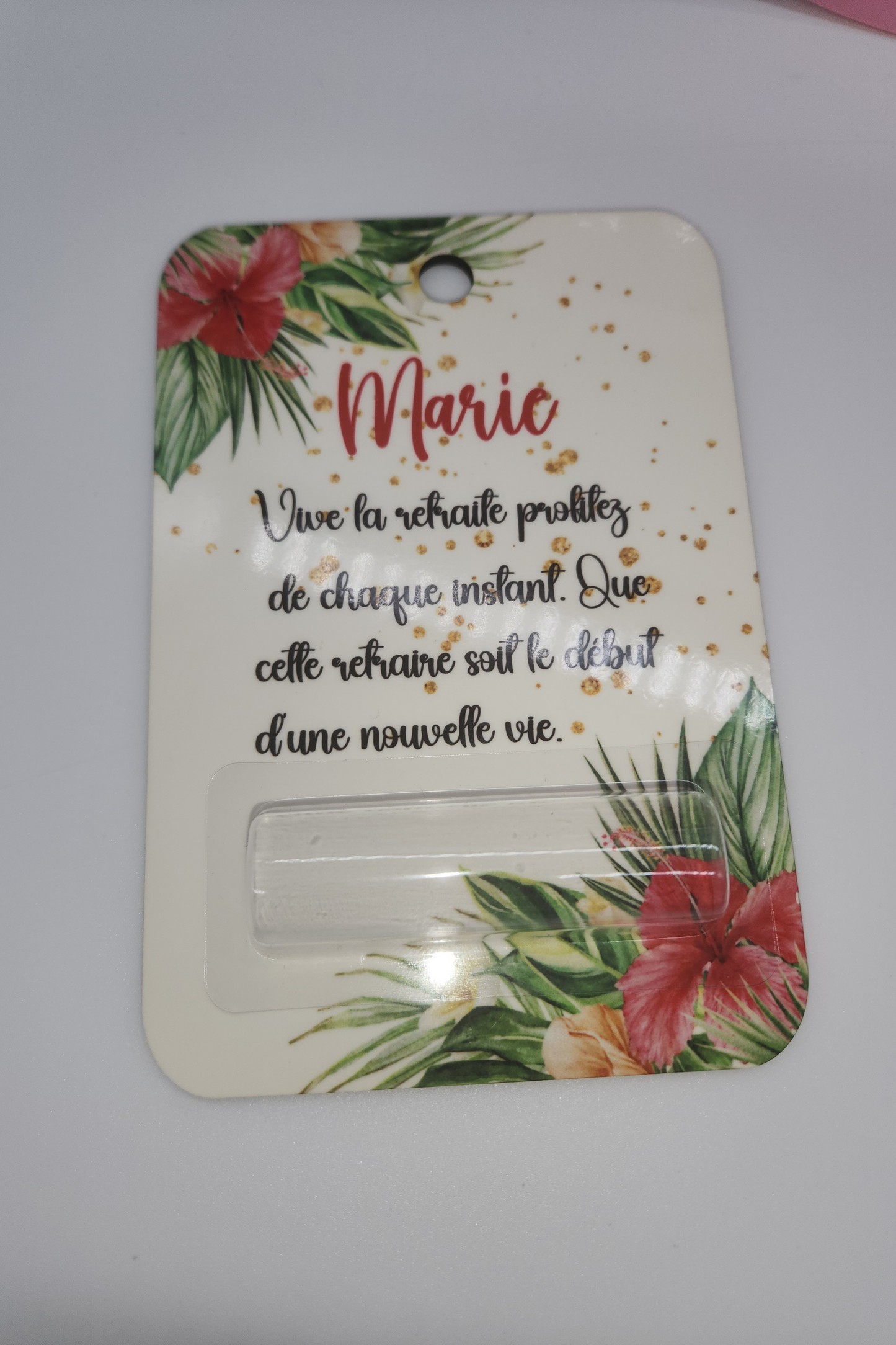 Porte billet en bois personnalisé