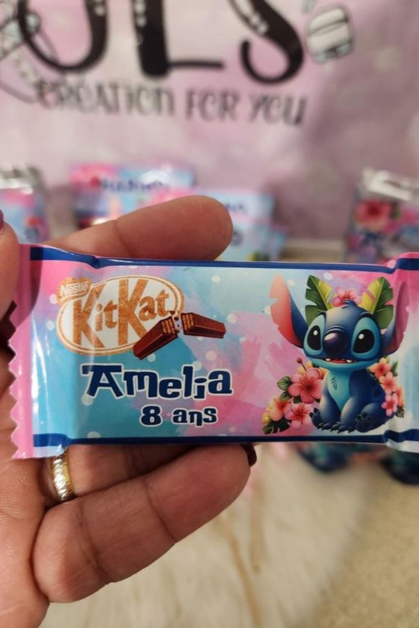 Mini Kit Kat Personnalisé