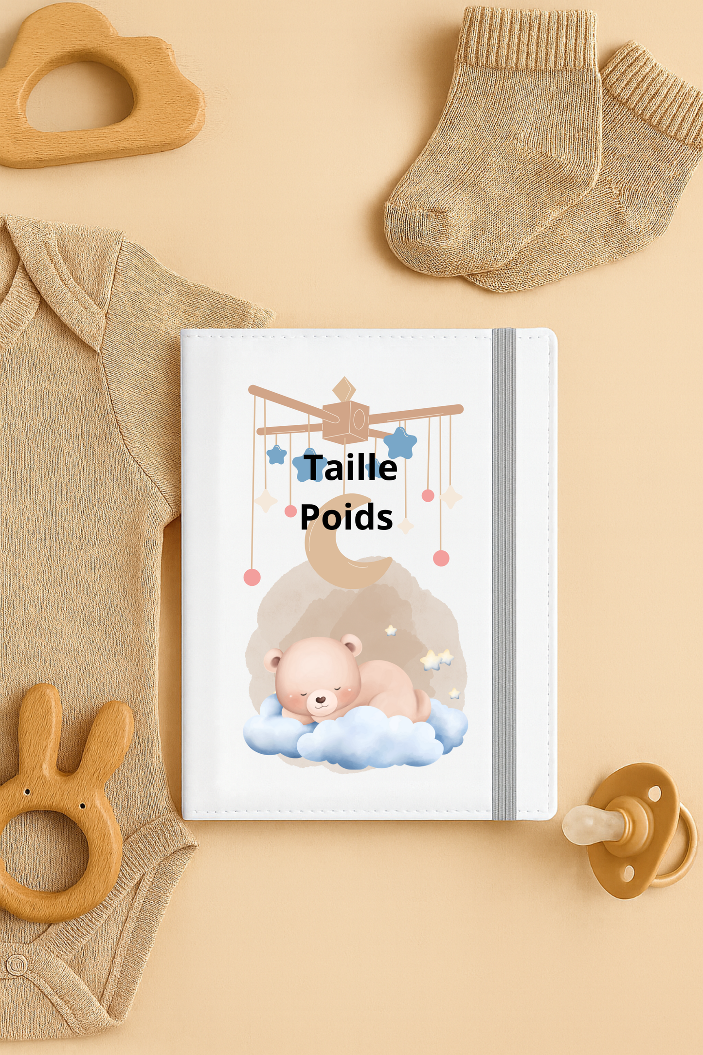 Protège Carnet De Santé Personnalisé Mobile Ourson