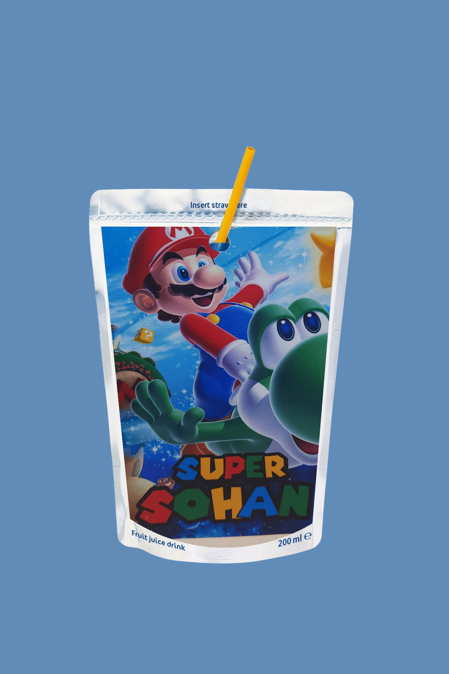 Lot de 4 Etiquettes Caprisun Personnalisées