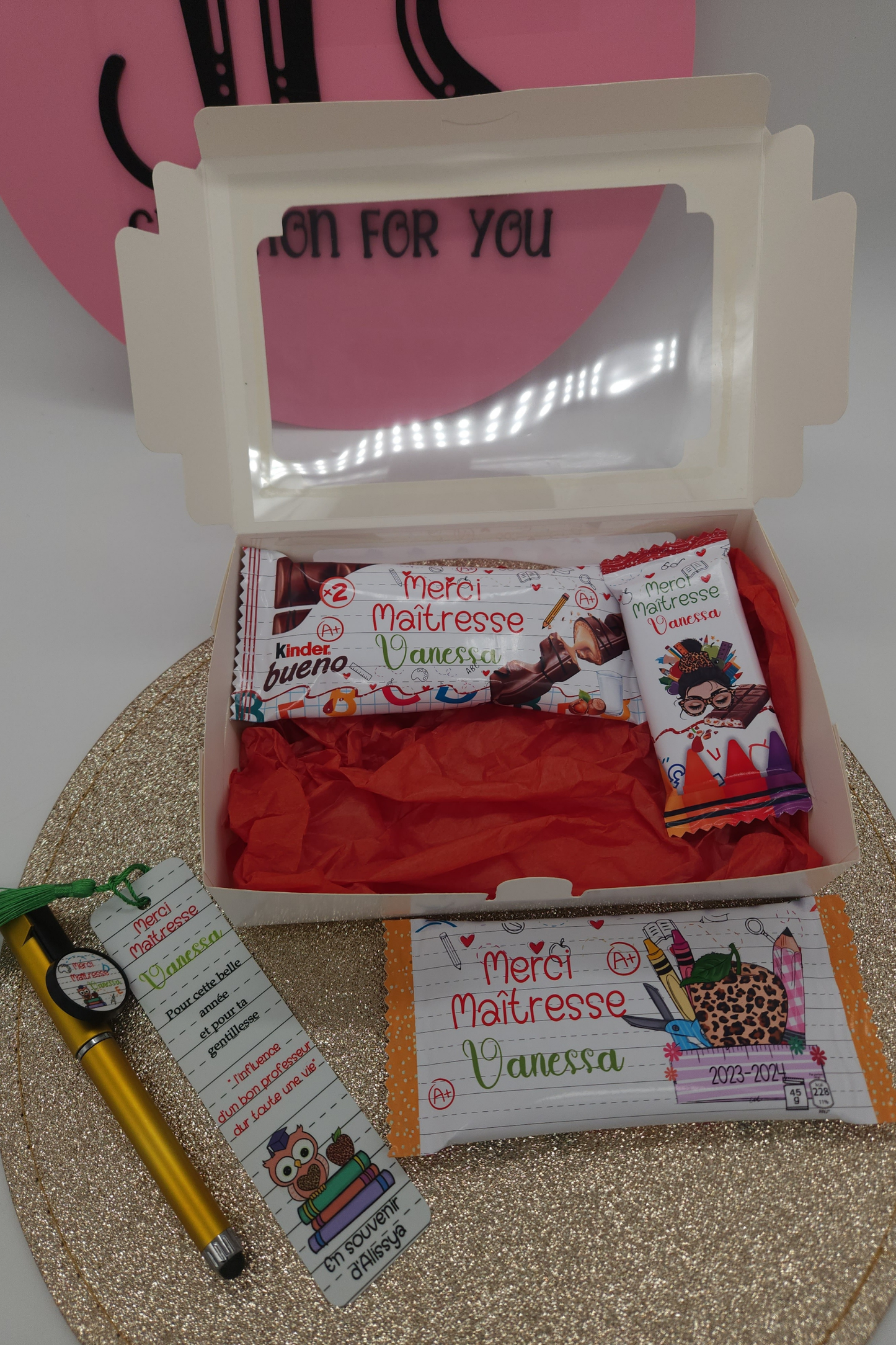 Coffret  Gourmandises Personnalisé