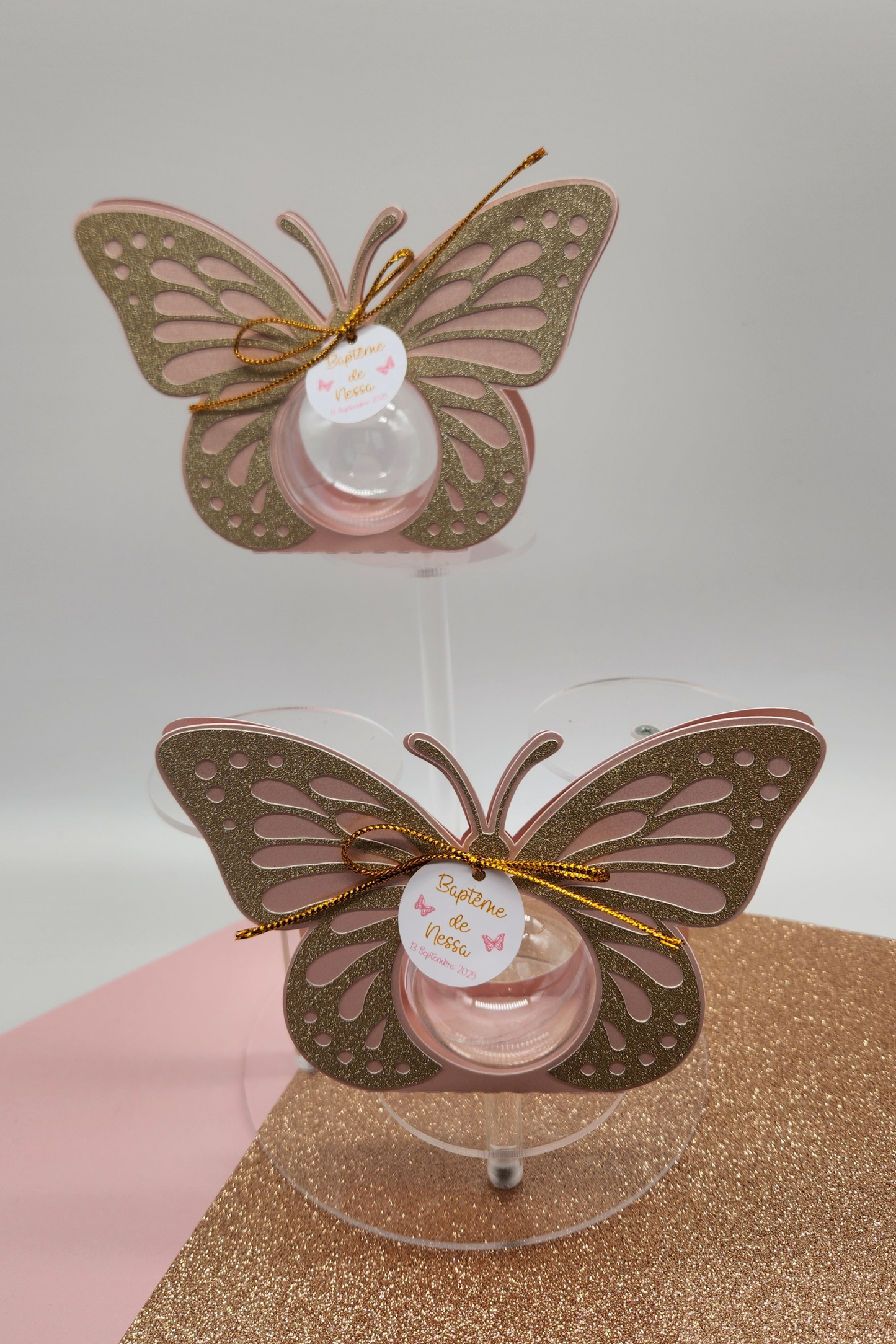 Boîte à Dragées Papillon Personnalisée