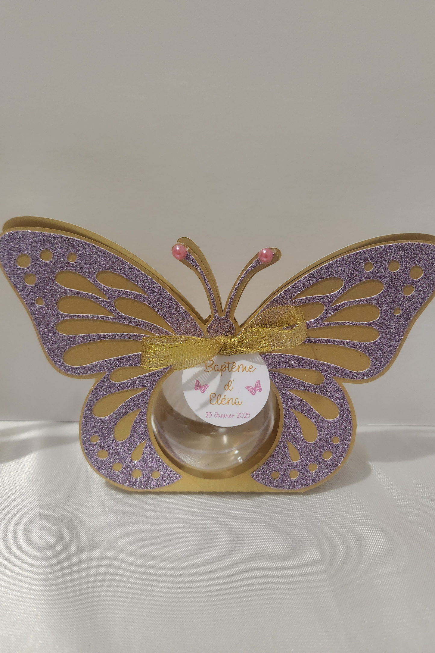 Boîte à Dragées Papillon Personnalisée