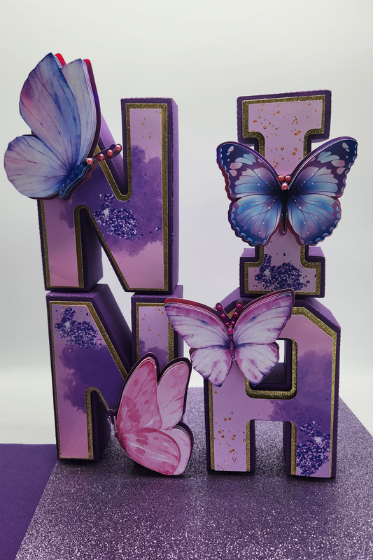 Lettre 3D Personnalisée
