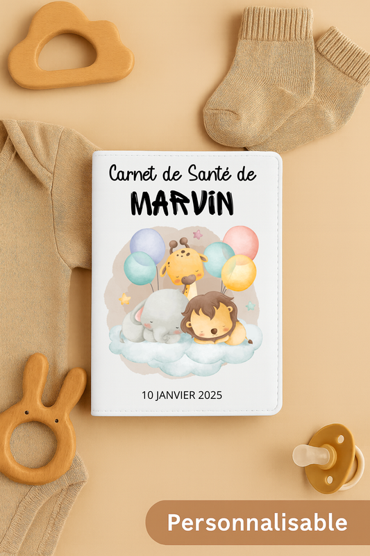 Protège Carnet De Santé Personnalisé Animaux Dormeur